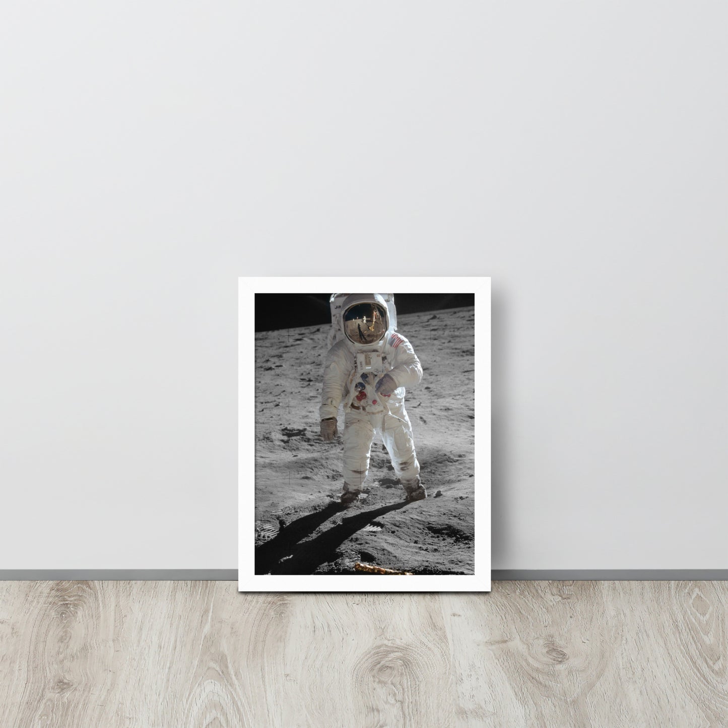 First Step on the Moon -- High Quality -- Framed on photo paper