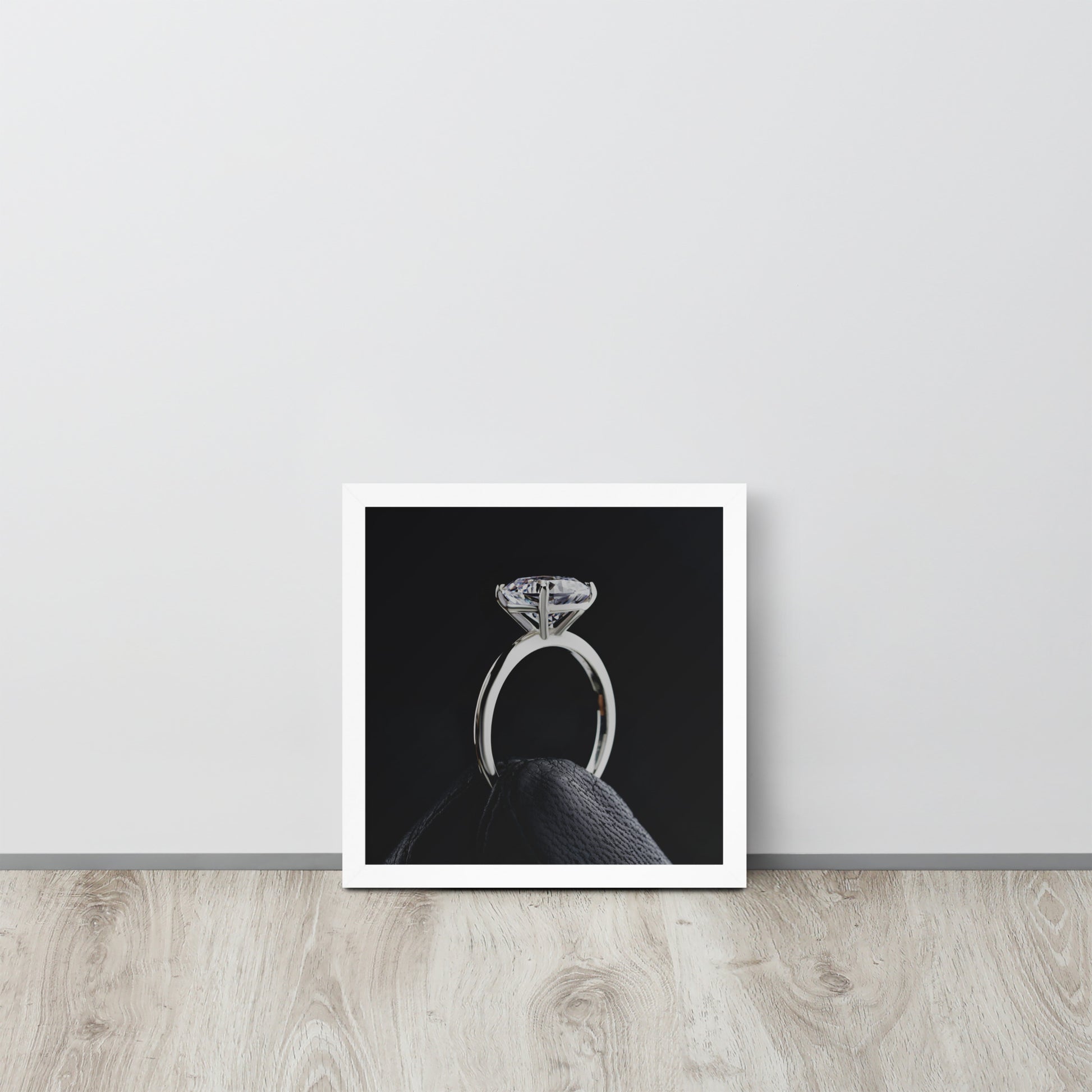 Diamond Ring -- High Quality -- Framed on photo paper