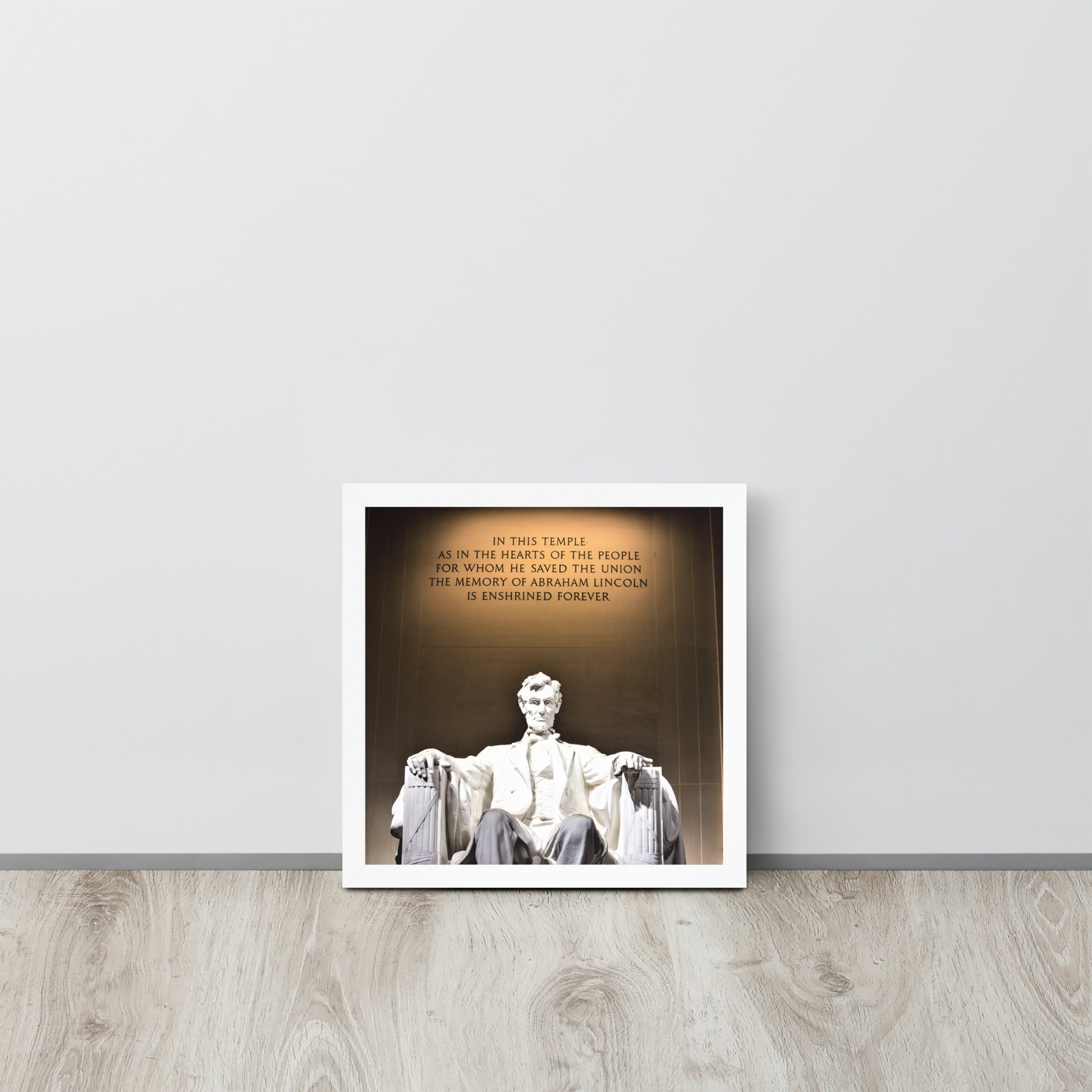 Abraham Lincoln -- High Quality -- Framed on photo paper