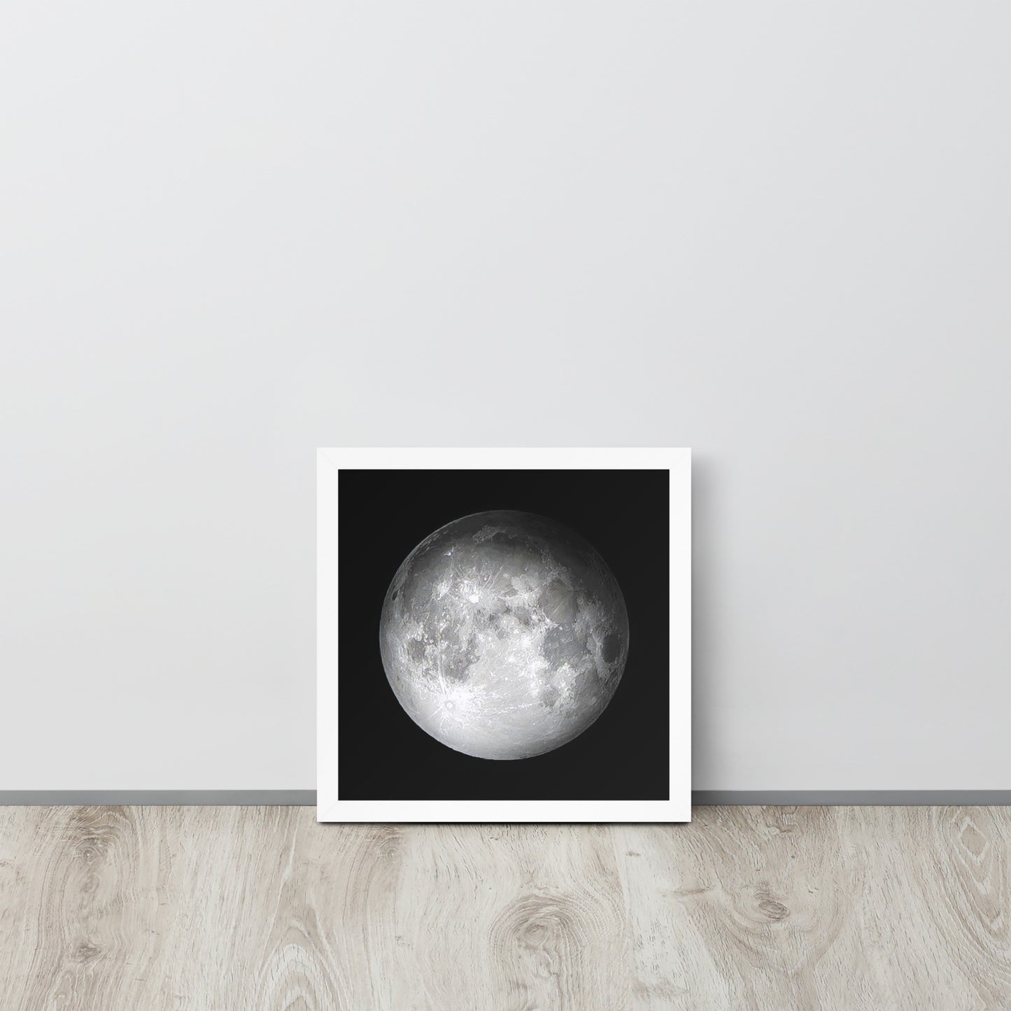 The Moon -- High Quality -- Framed on photo paper