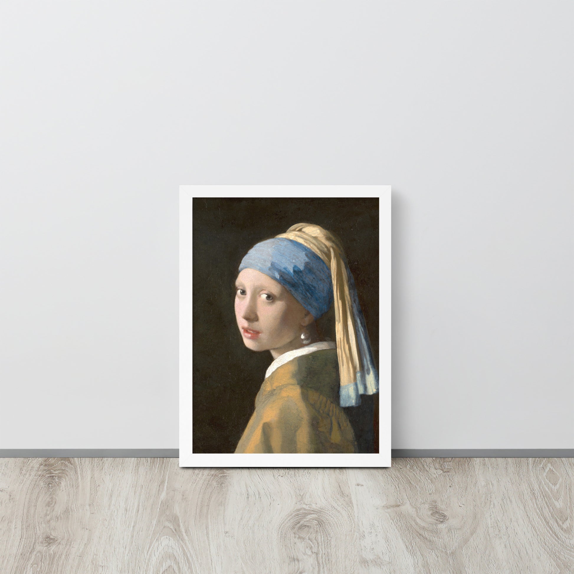 Girl with the pearl -- High Quality -- Framed on photo paper