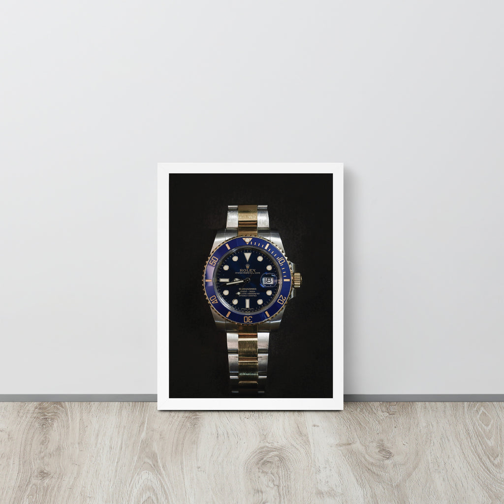 ROLEX -- High Quality -- Framed on photo paper
