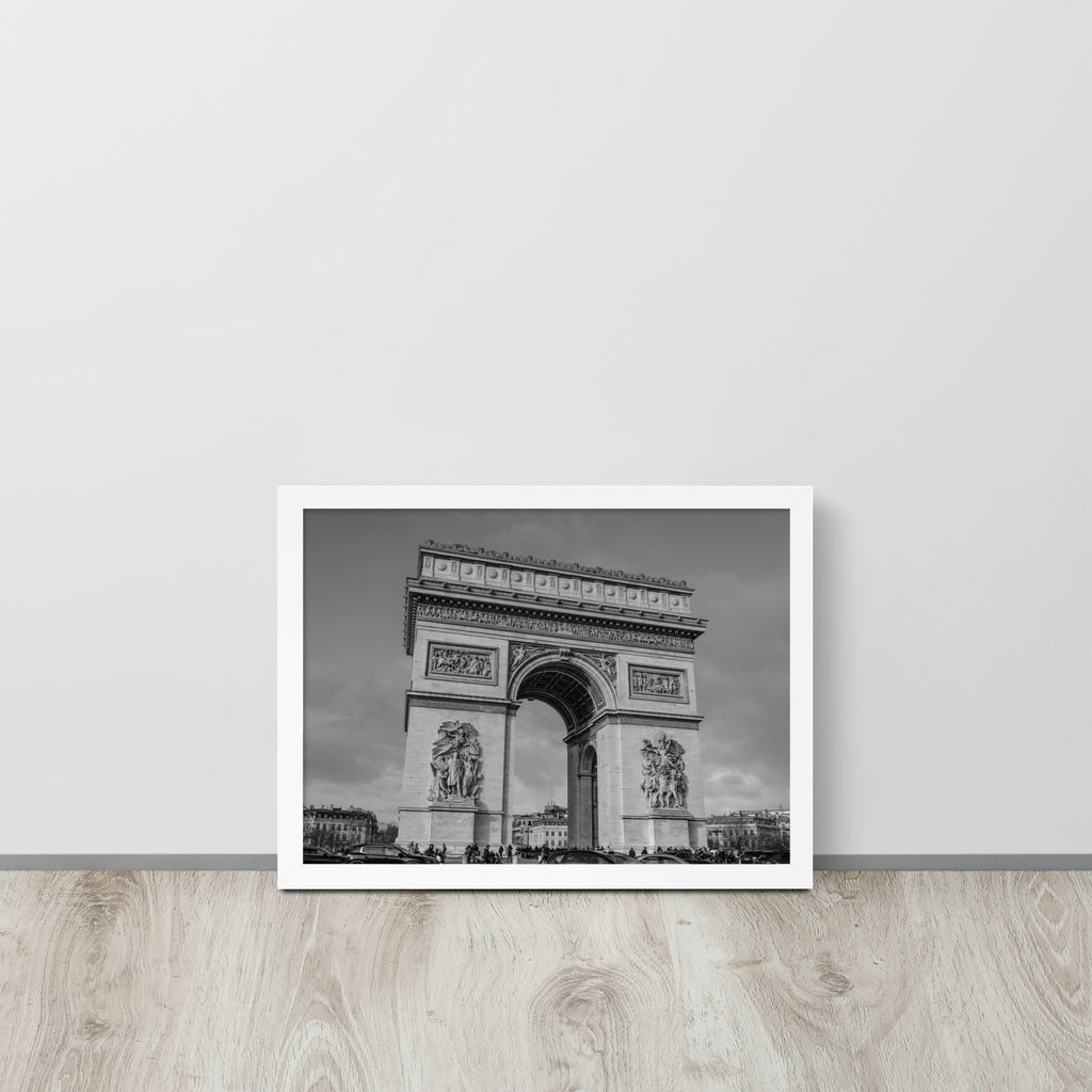 Paris Arc de Triomphe -- High Quality --  Framed on photo paper