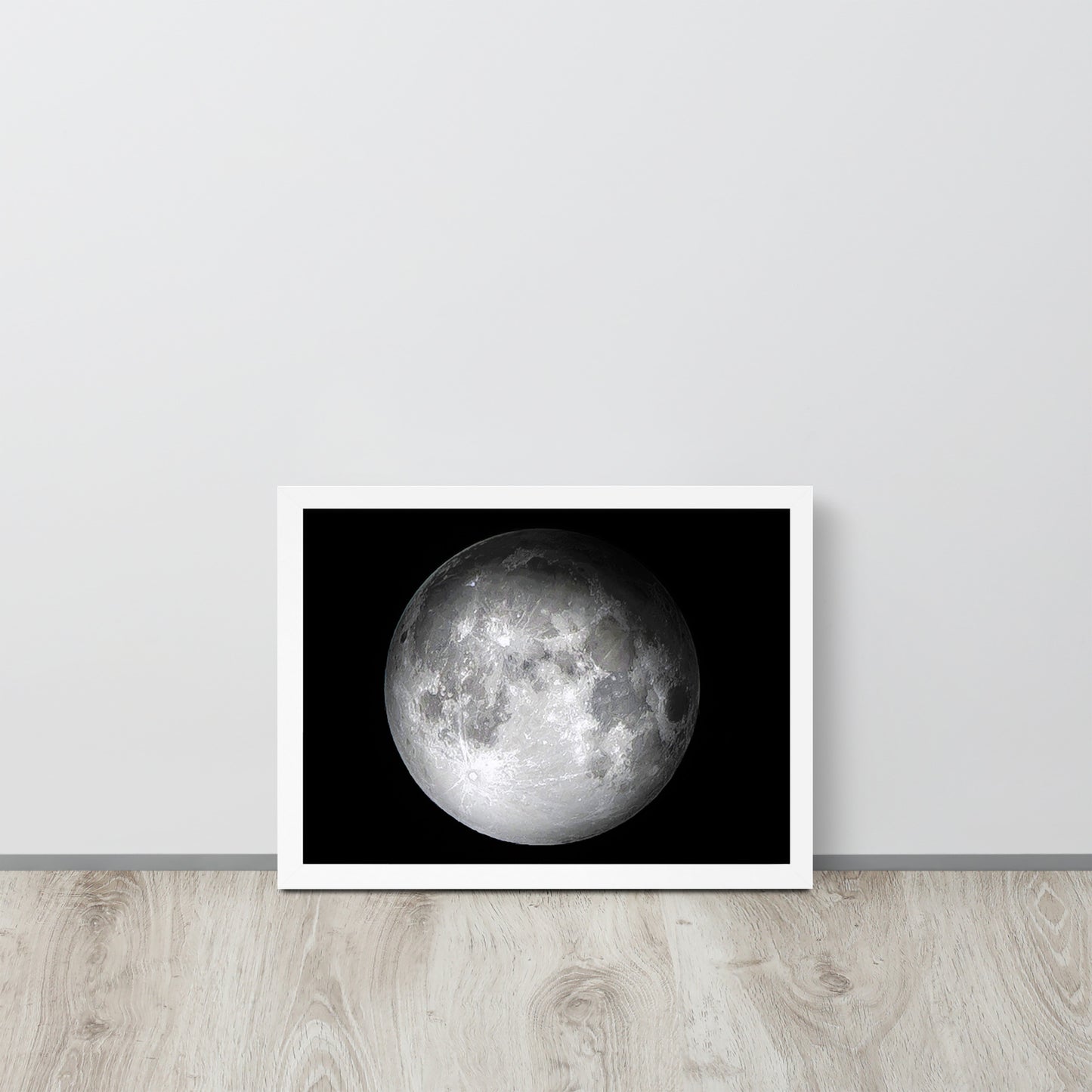 The Moon -- High Quality -- Framed on photo paper