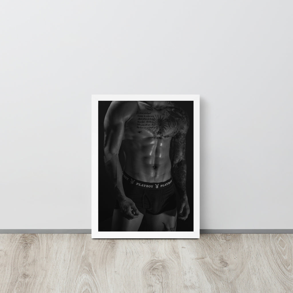 Men -- High Quality -- Framed on photo paper