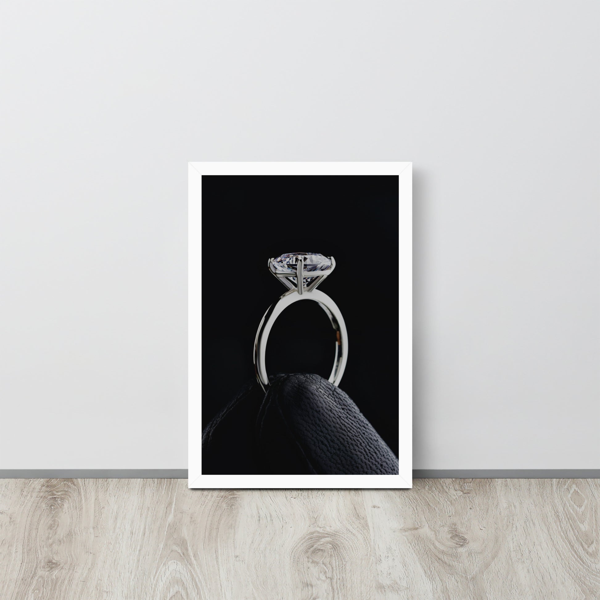 Diamond Ring -- High Quality -- Framed on photo paper