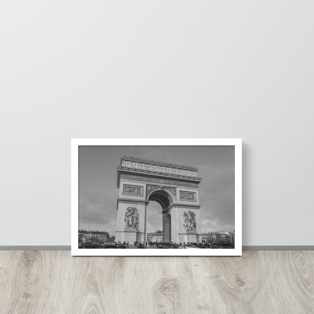 Paris Arc de Triomphe -- High Quality --  Framed on photo paper