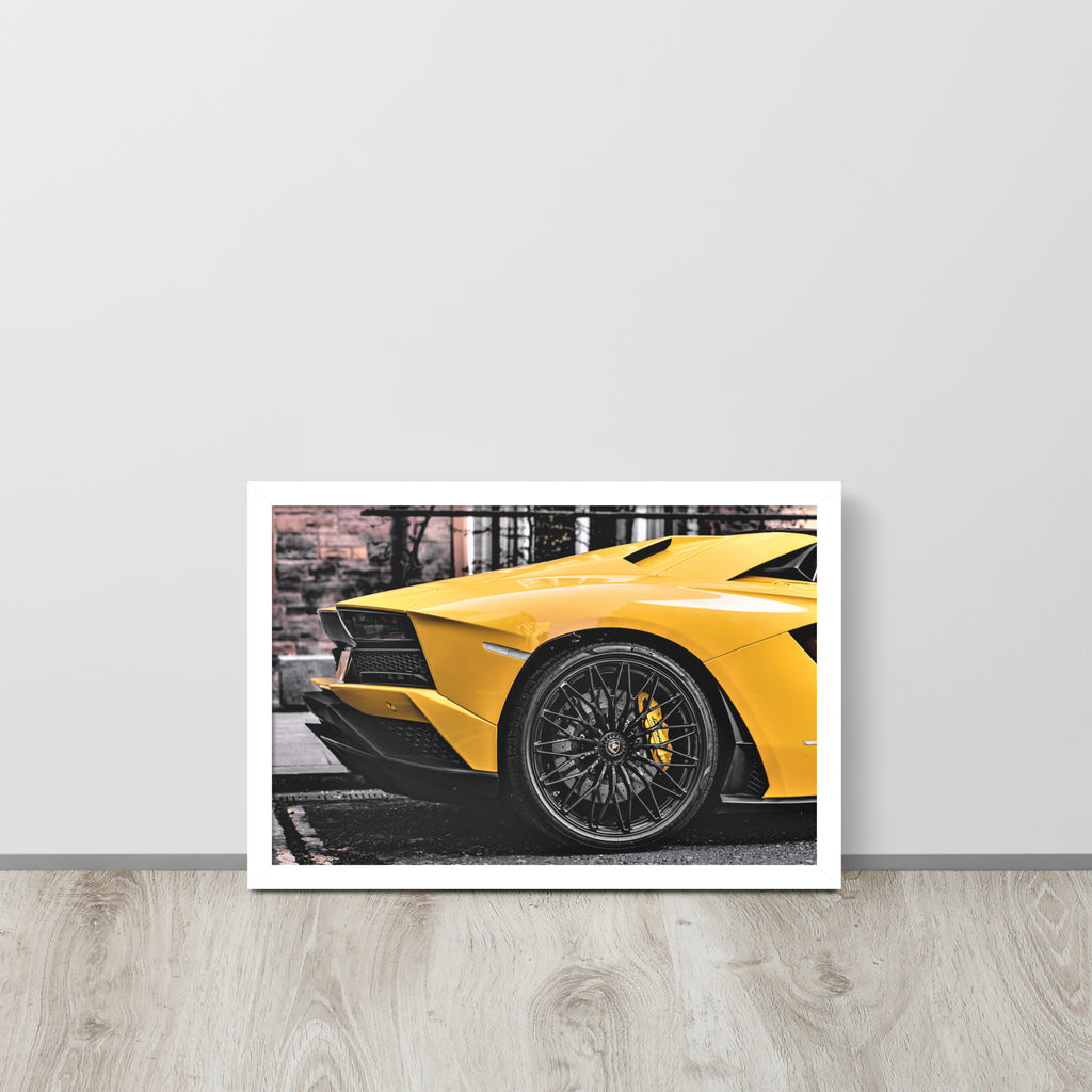 Car Collection Lamborghini -- High Quality -- Framed on photo paper