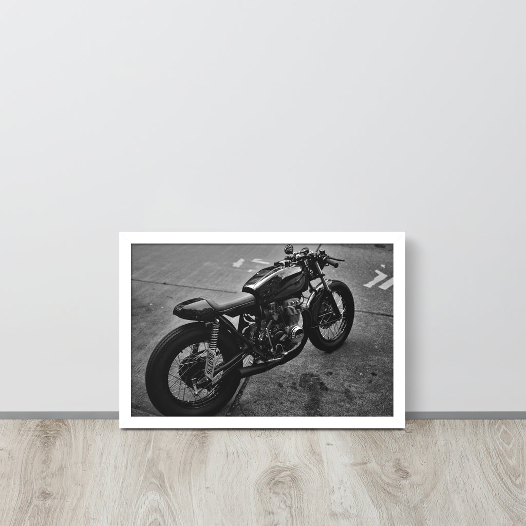 Bike -- High Quality -- Framed on photo paper