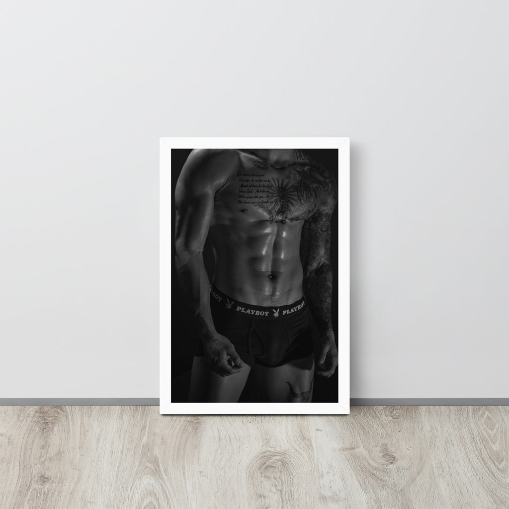 Men -- High Quality -- Framed on photo paper