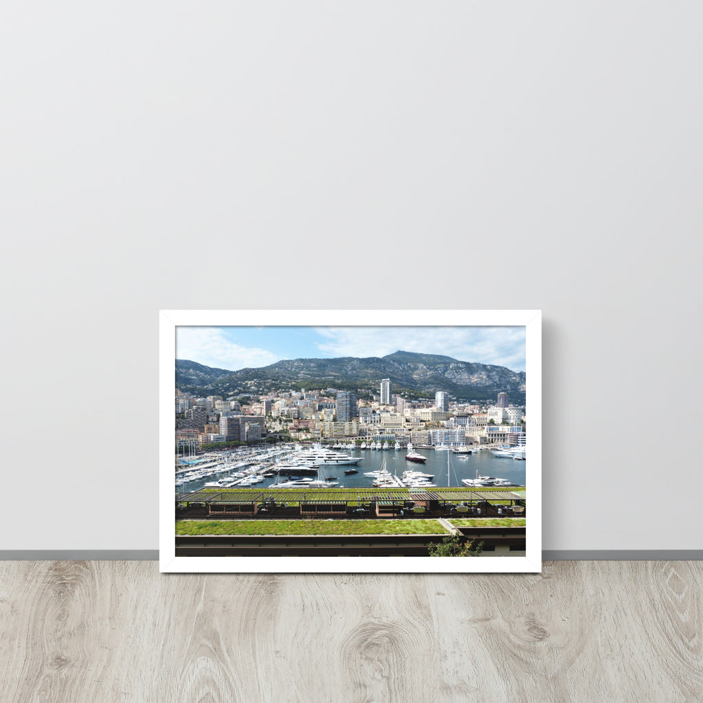 Monaco -- High Quality -- Framed on photo paper