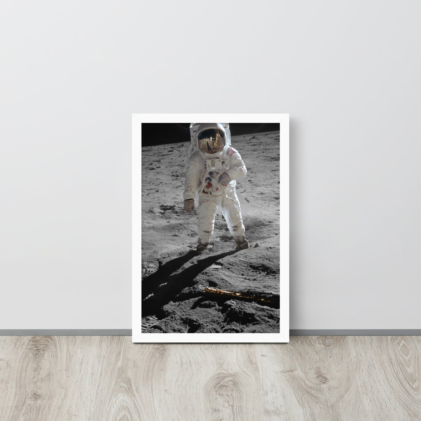 First Step on the Moon -- High Quality -- Framed on photo paper