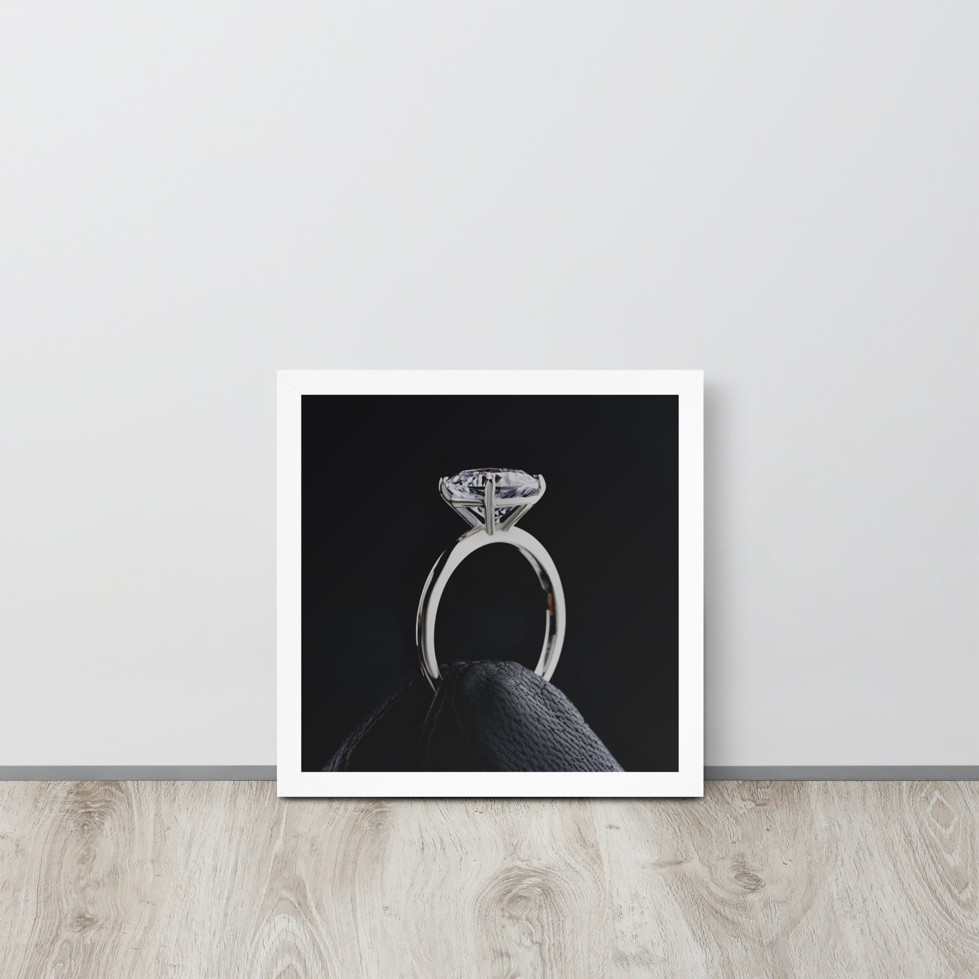 Diamond Ring -- High Quality -- Framed on photo paper