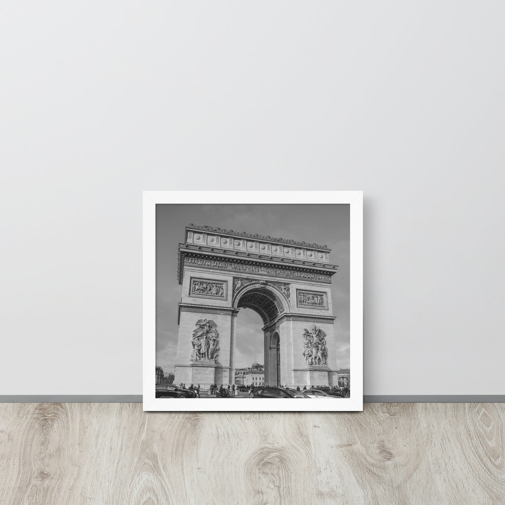 Paris Arc de Triomphe -- High Quality --  Framed on photo paper