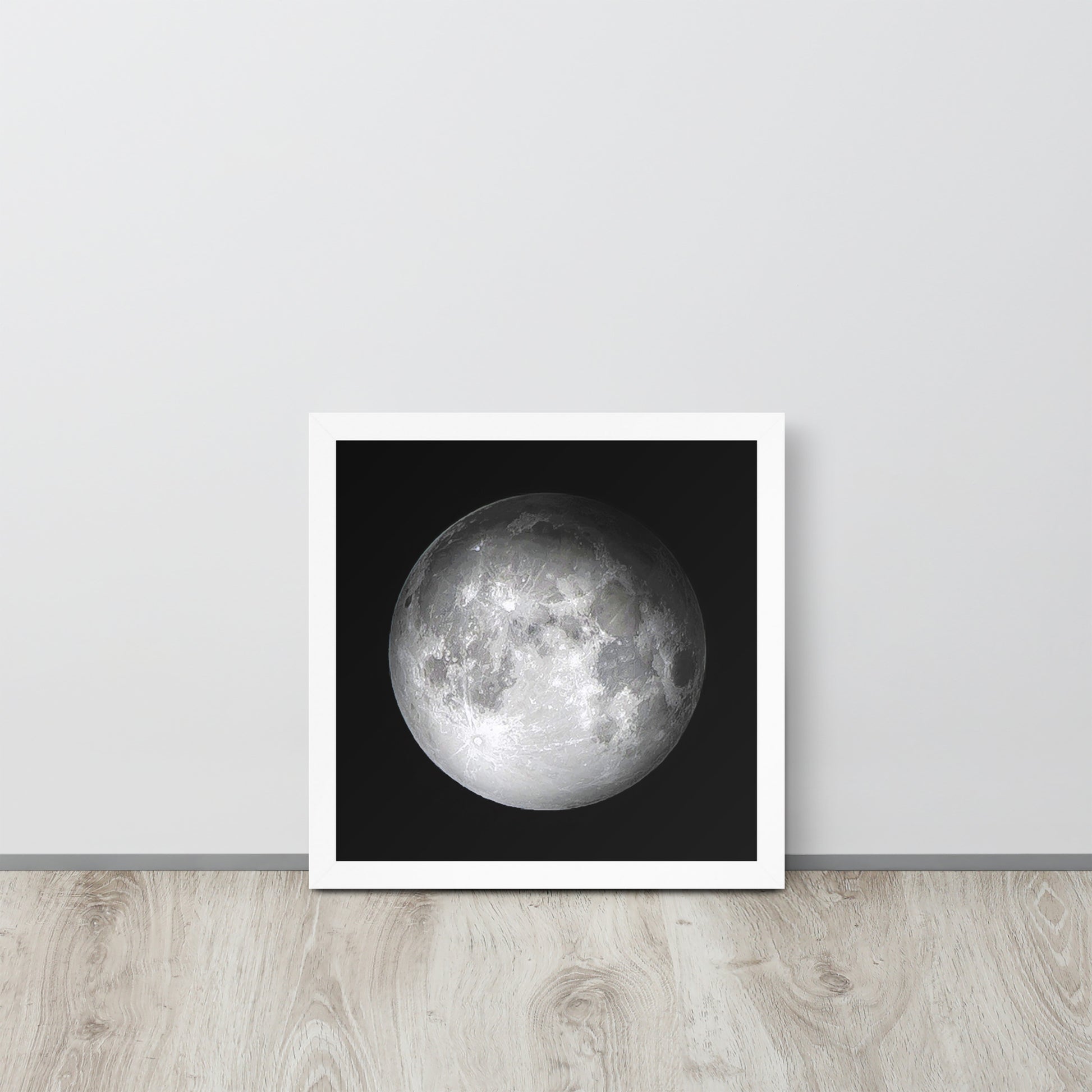 The Moon -- High Quality -- Framed on photo paper
