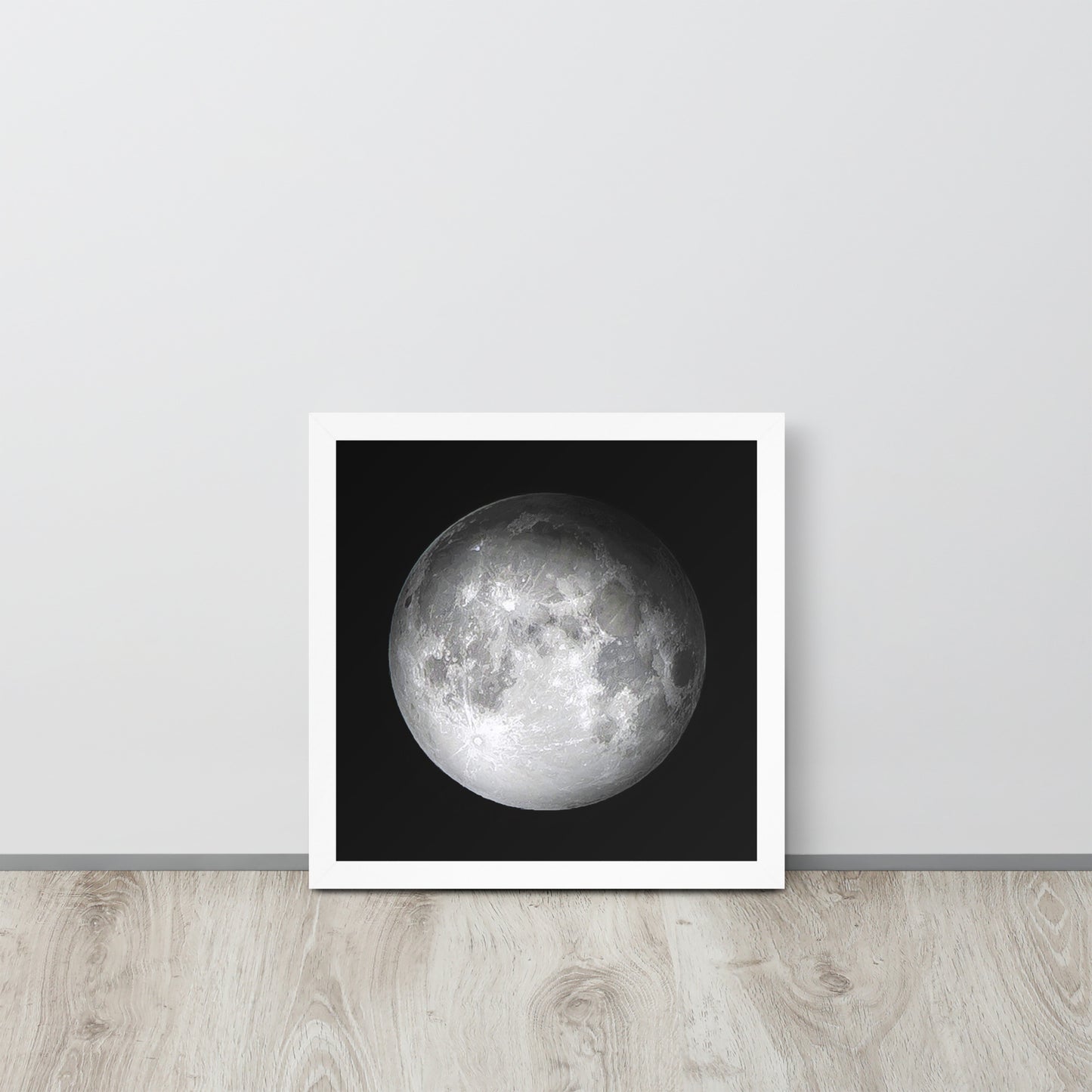 The Moon -- High Quality -- Framed on photo paper