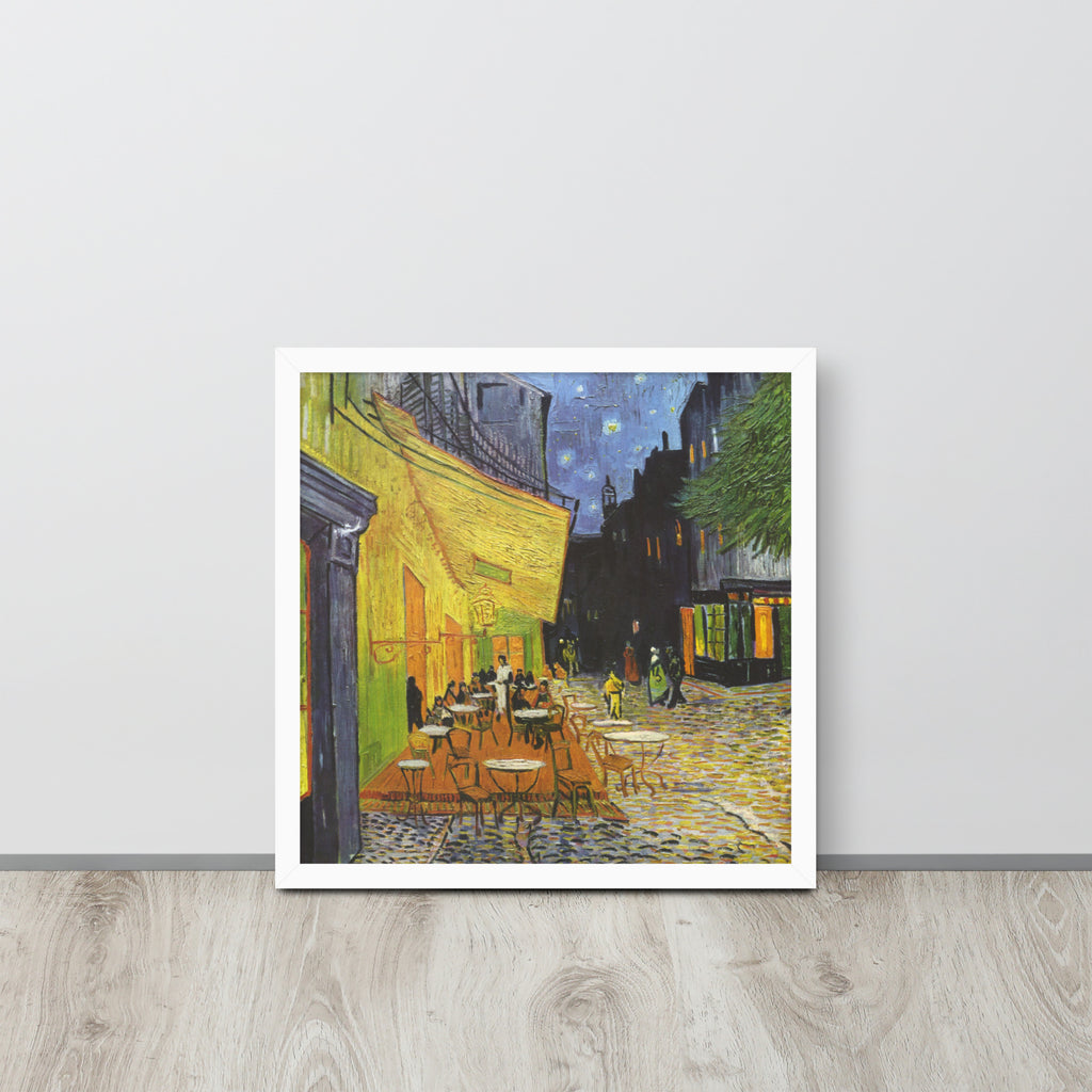 Cafe Vincent Van Gogh -- High Quality -- Framed on photo paper