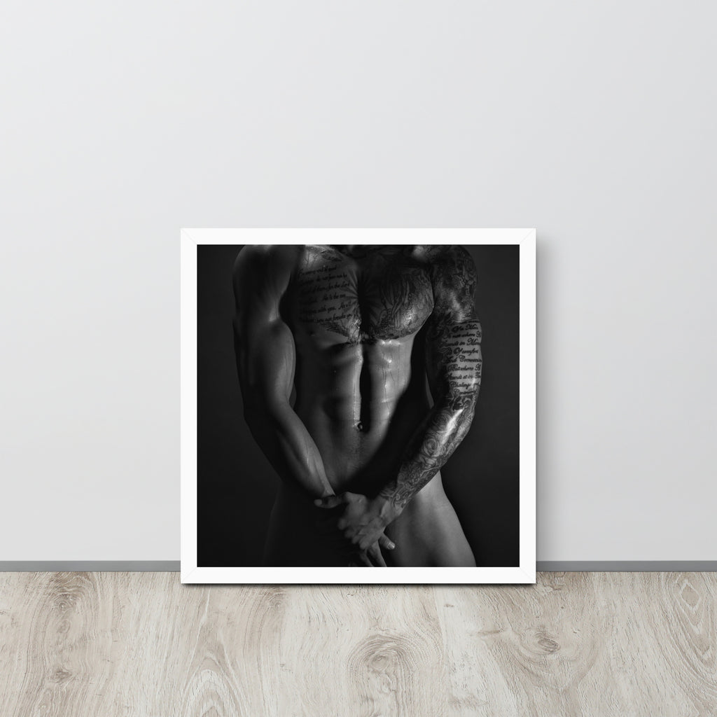 Uomo -- High Quality -- Framed on photo paper