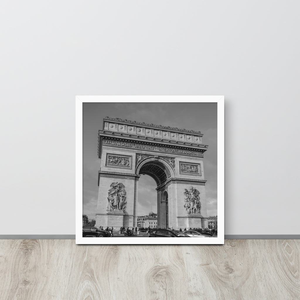 Paris Arc de Triomphe -- High Quality --  Framed on photo paper