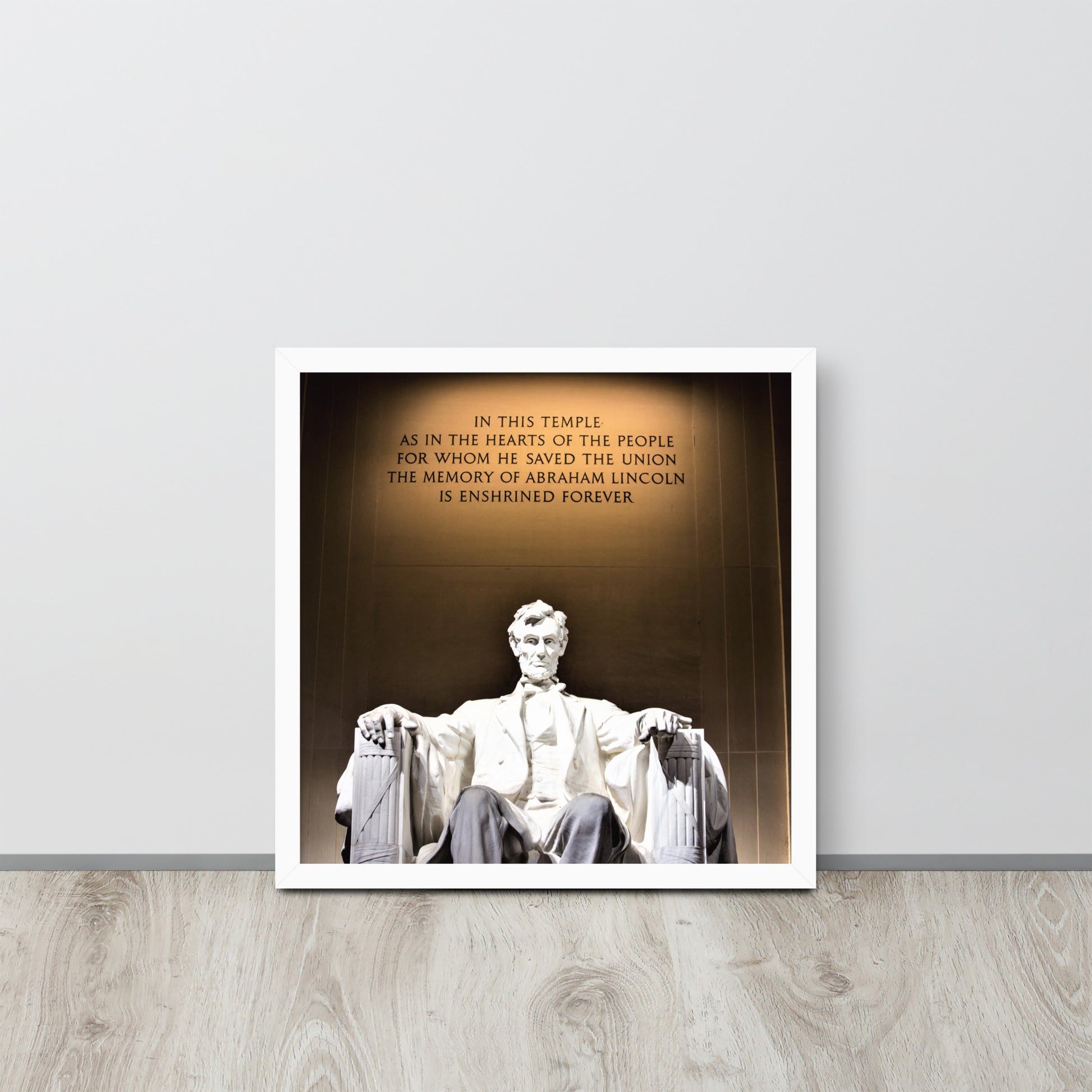 Abraham Lincoln -- High Quality -- Framed on photo paper