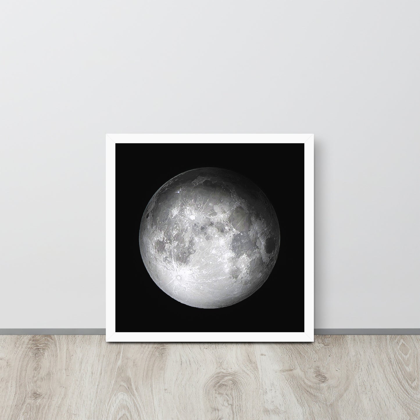 The Moon -- High Quality -- Framed on photo paper