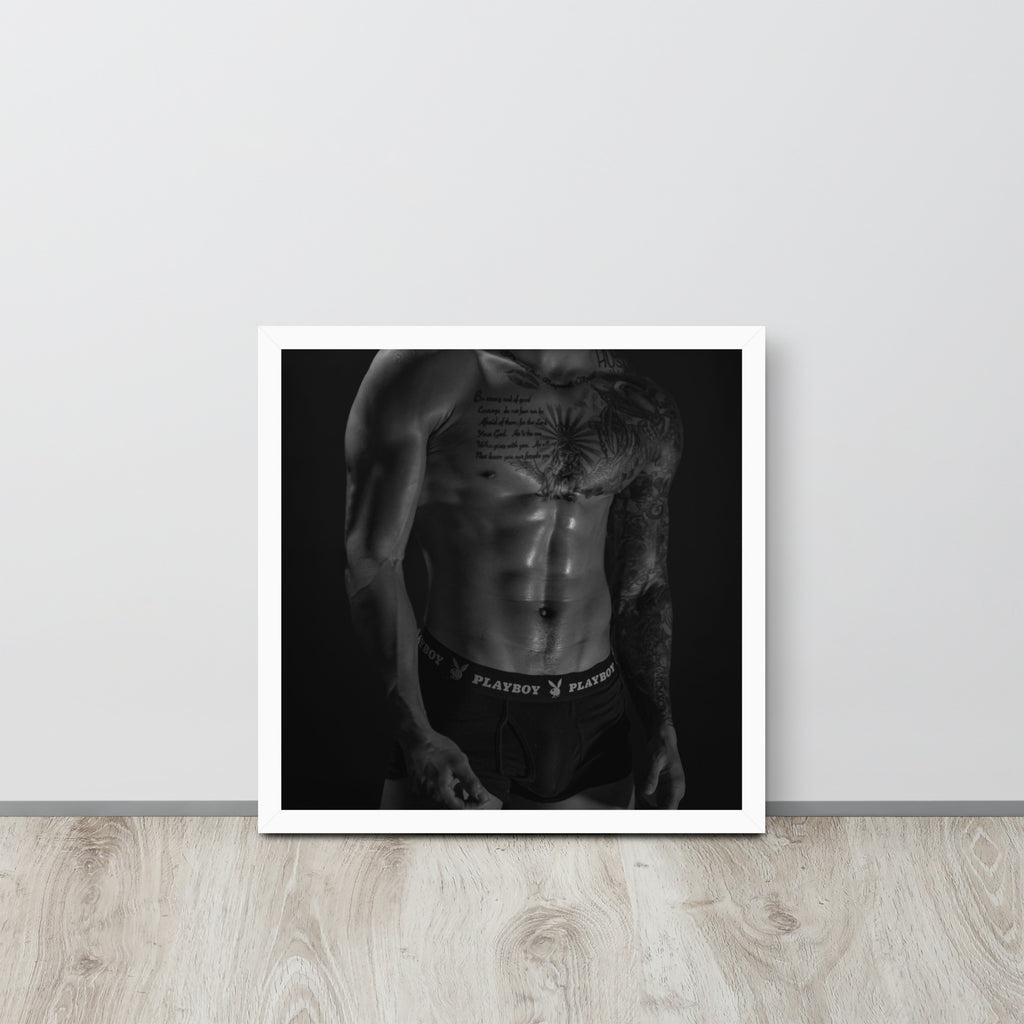 Men -- High Quality -- Framed on photo paper