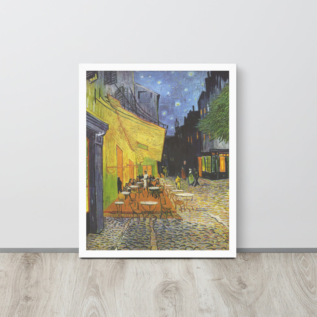Cafe Vincent Van Gogh -- High Quality -- Framed on photo paper