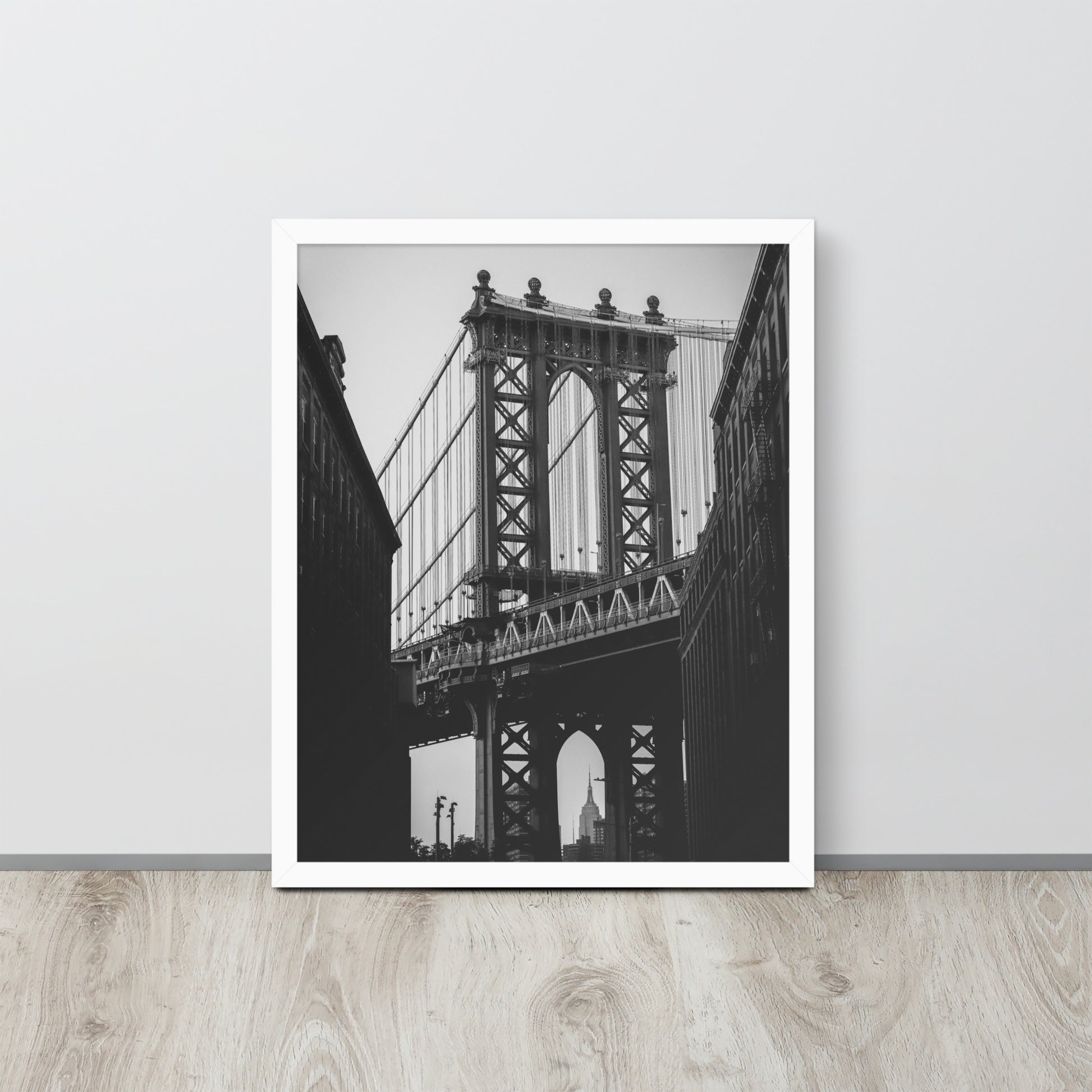 New York Brooklyn Bridge -- High Quality -- Framed on photo paper