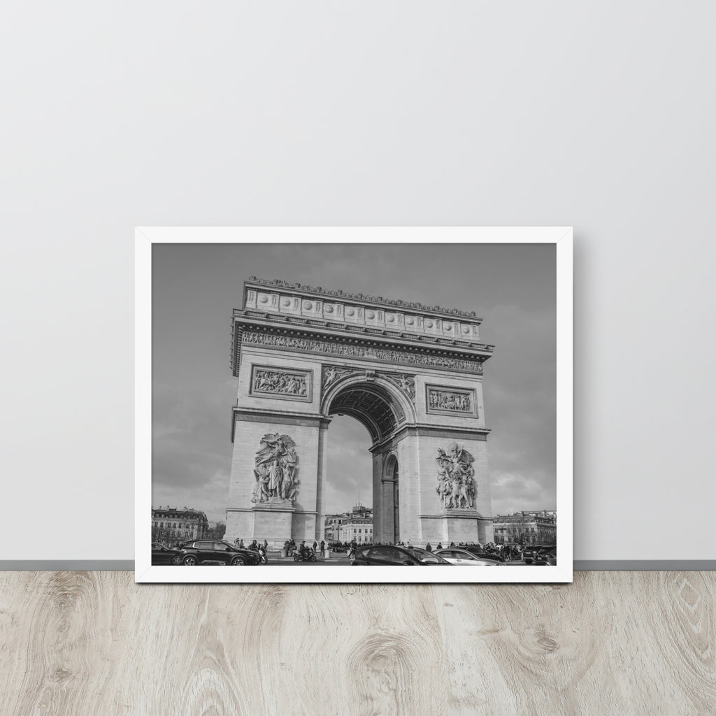 Paris Arc de Triomphe -- High Quality --  Framed on photo paper