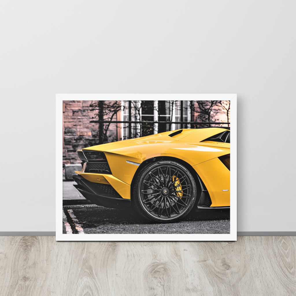 Car Collection Lamborghini -- High Quality -- Framed on photo paper