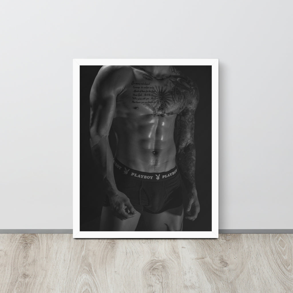 Men -- High Quality -- Framed on photo paper
