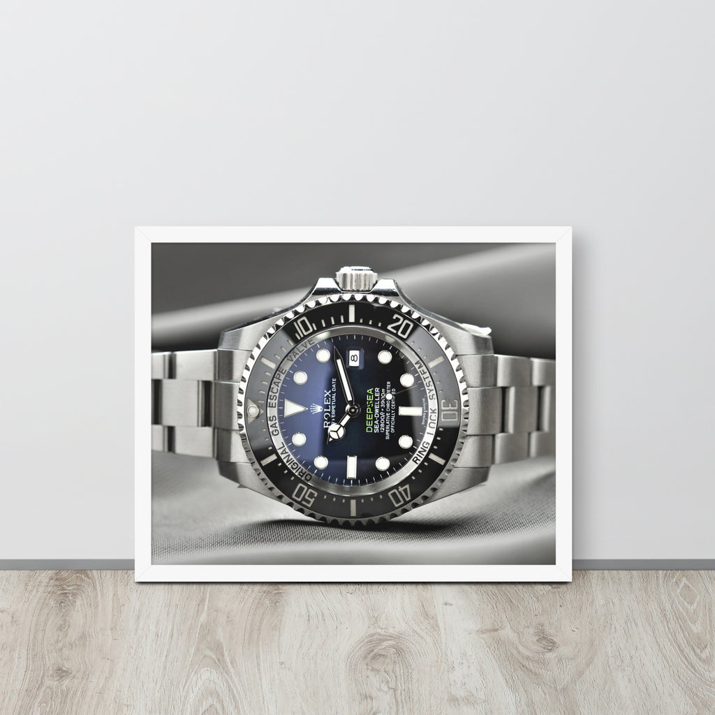 ROLEX Deep Sea -- High Quality -- Framed on photo paper
