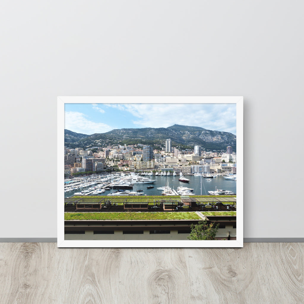 Monaco -- High Quality -- Framed on photo paper