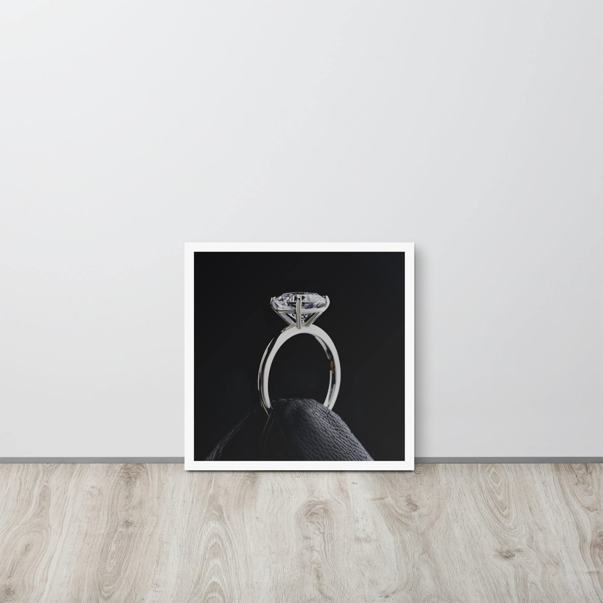 Diamond Ring -- High Quality -- Framed on photo paper