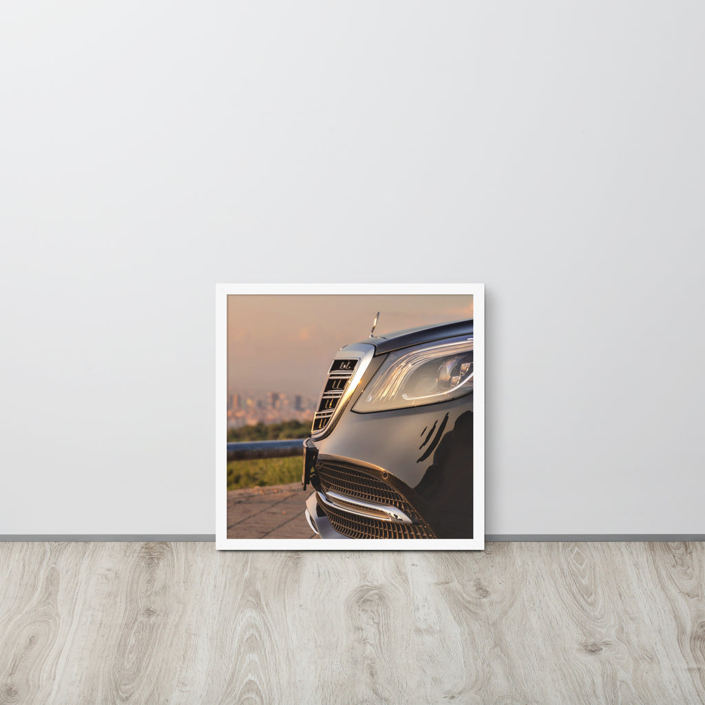 Car Collection S-Class -- High Quality -- Framed on photo paper