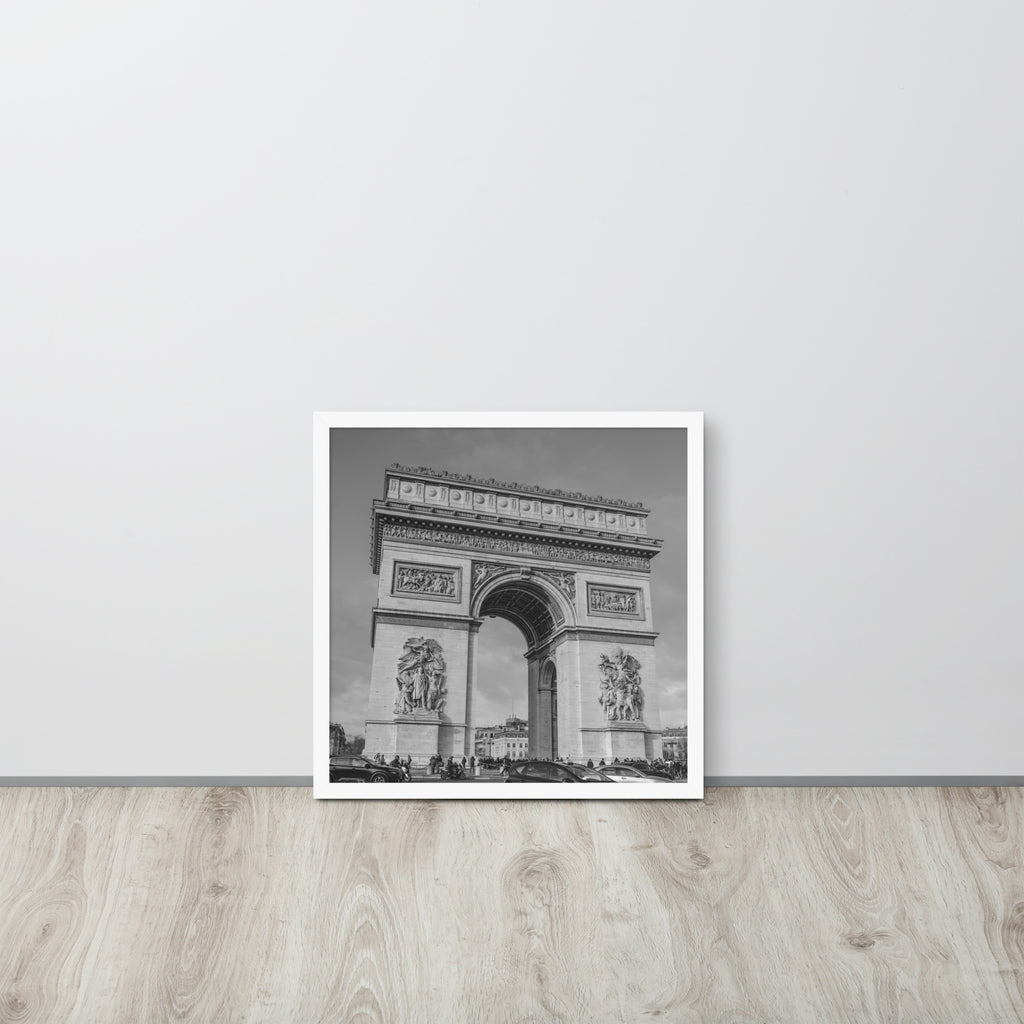 Paris Arc de Triomphe -- High Quality --  Framed on photo paper
