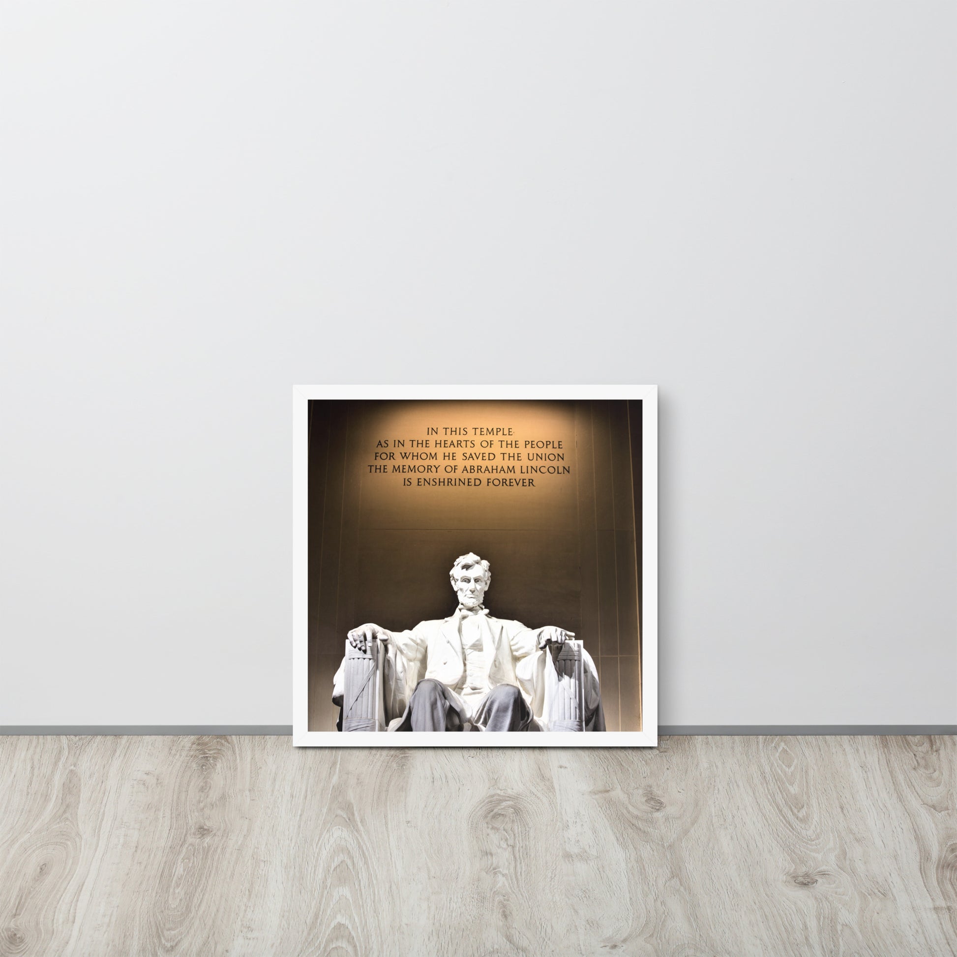 Abraham Lincoln -- High Quality -- Framed on photo paper