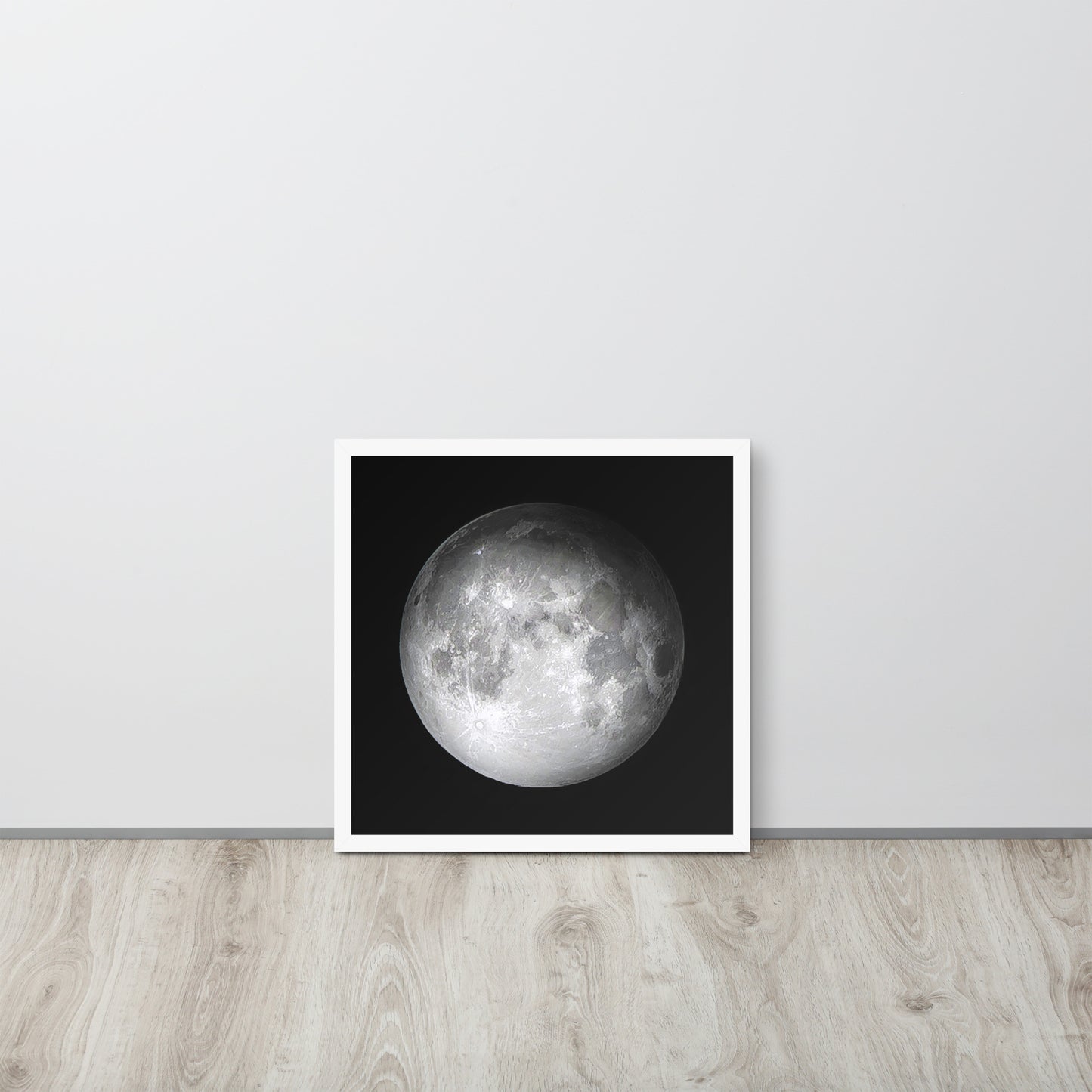 The Moon -- High Quality -- Framed on photo paper