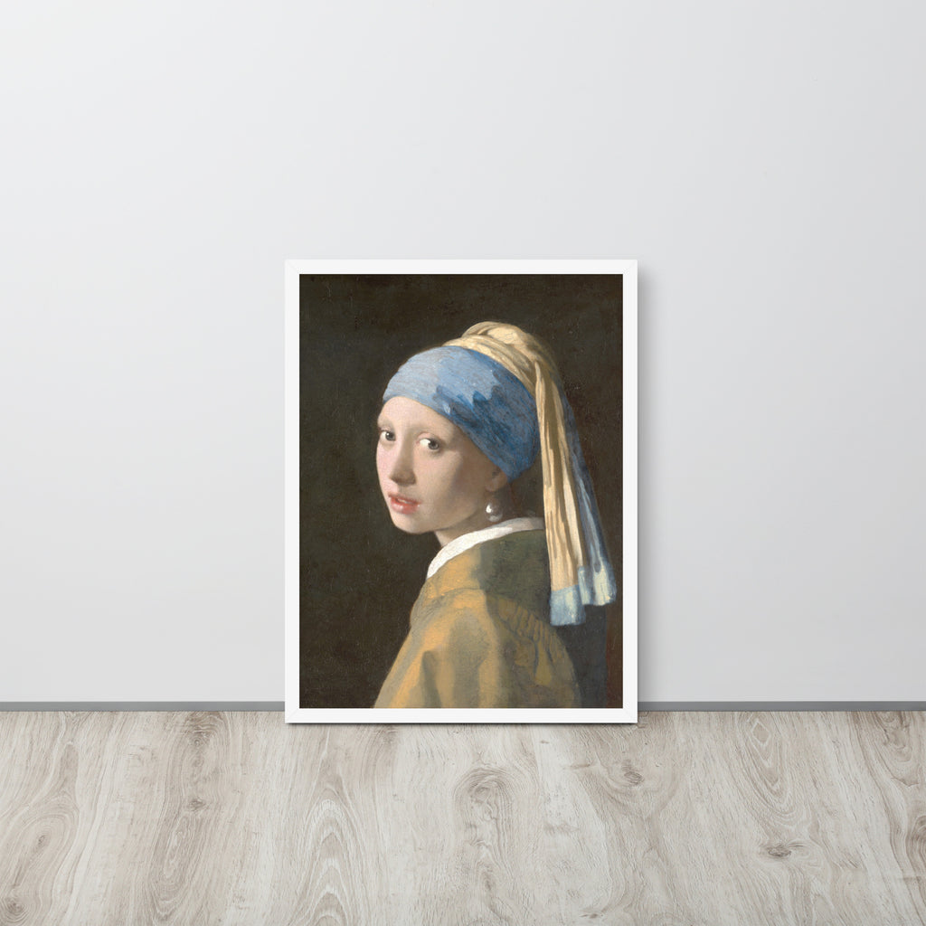 Girl with the pearl -- High Quality -- Framed on photo paper