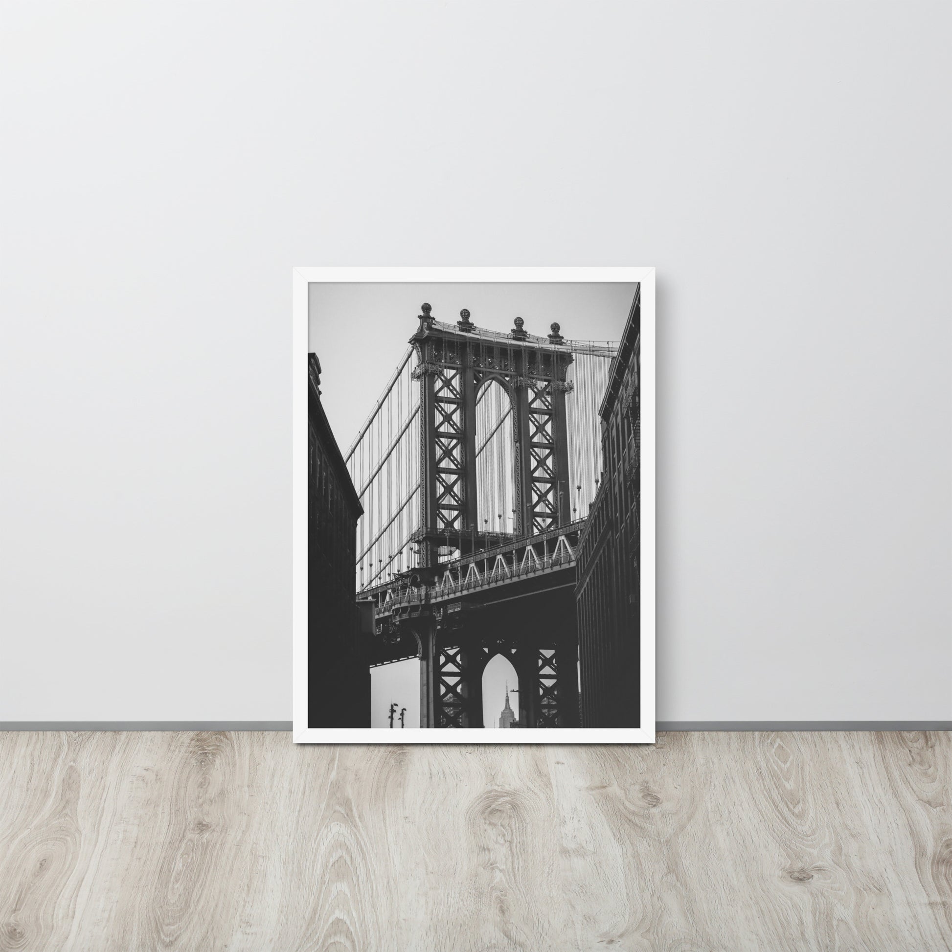 New York Brooklyn Bridge -- High Quality -- Framed on photo paper