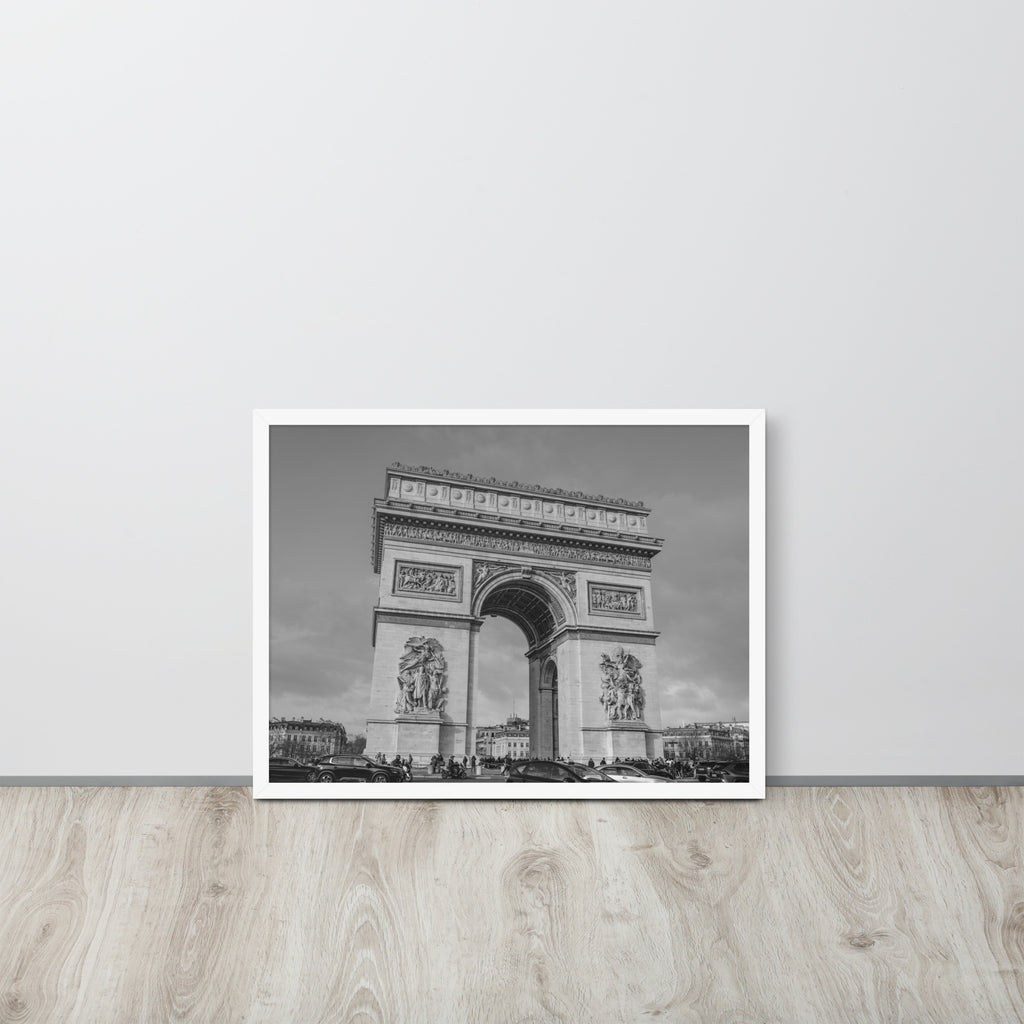 Paris Arc de Triomphe -- High Quality --  Framed on photo paper