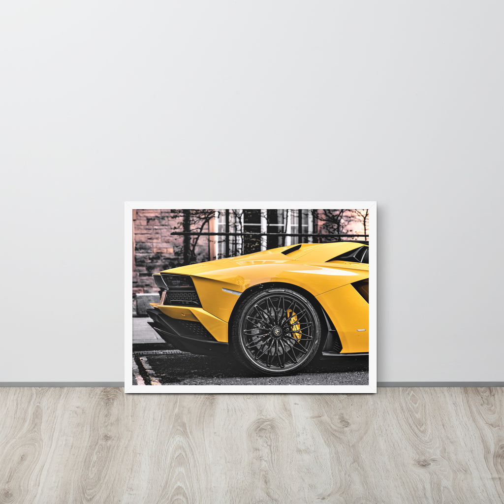 Car Collection Lamborghini -- High Quality -- Framed on photo paper