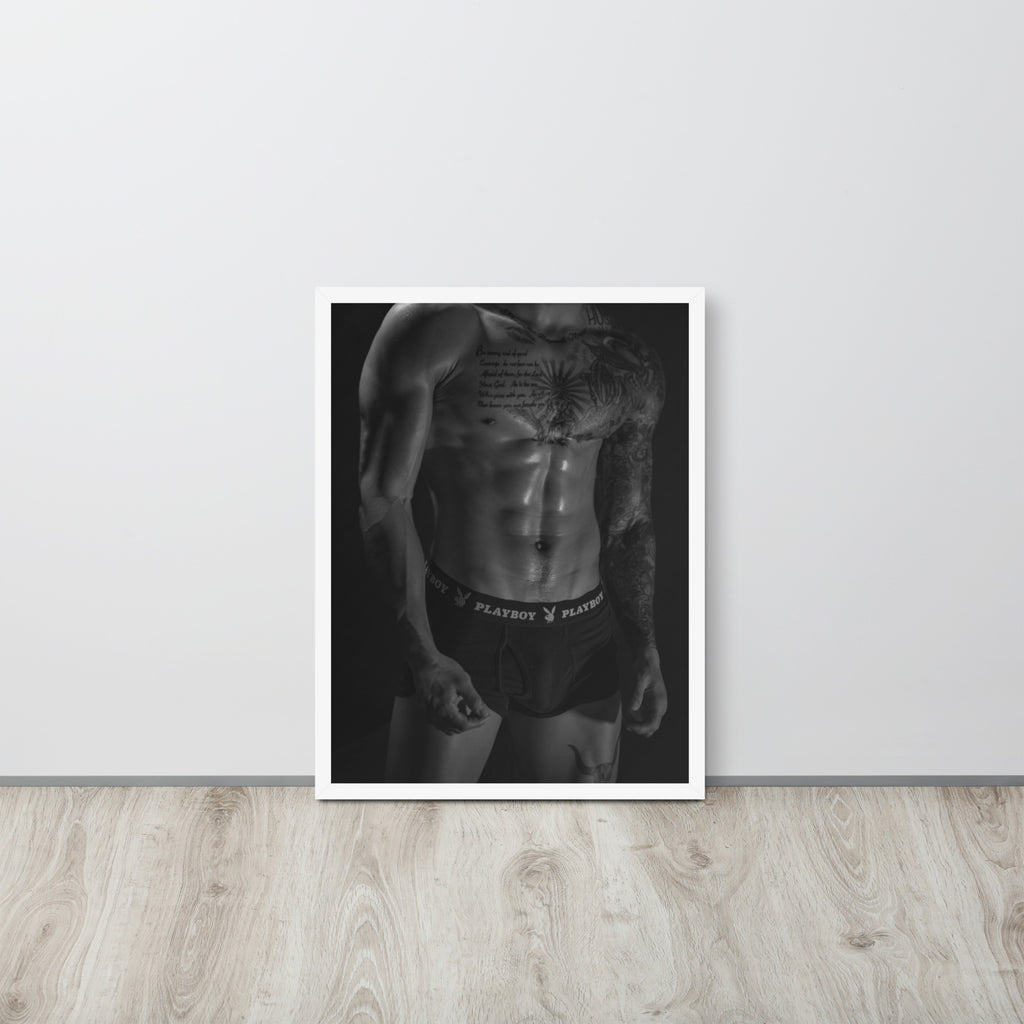 Men -- High Quality -- Framed on photo paper
