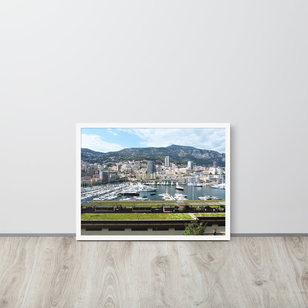 Monaco -- High Quality -- Framed on photo paper