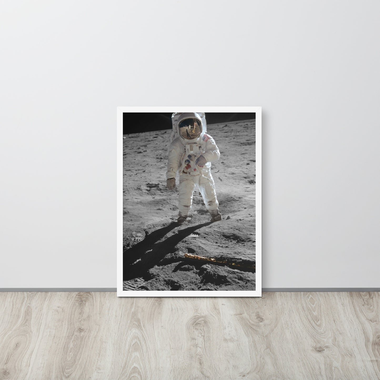 First Step on the Moon -- High Quality -- Framed on photo paper