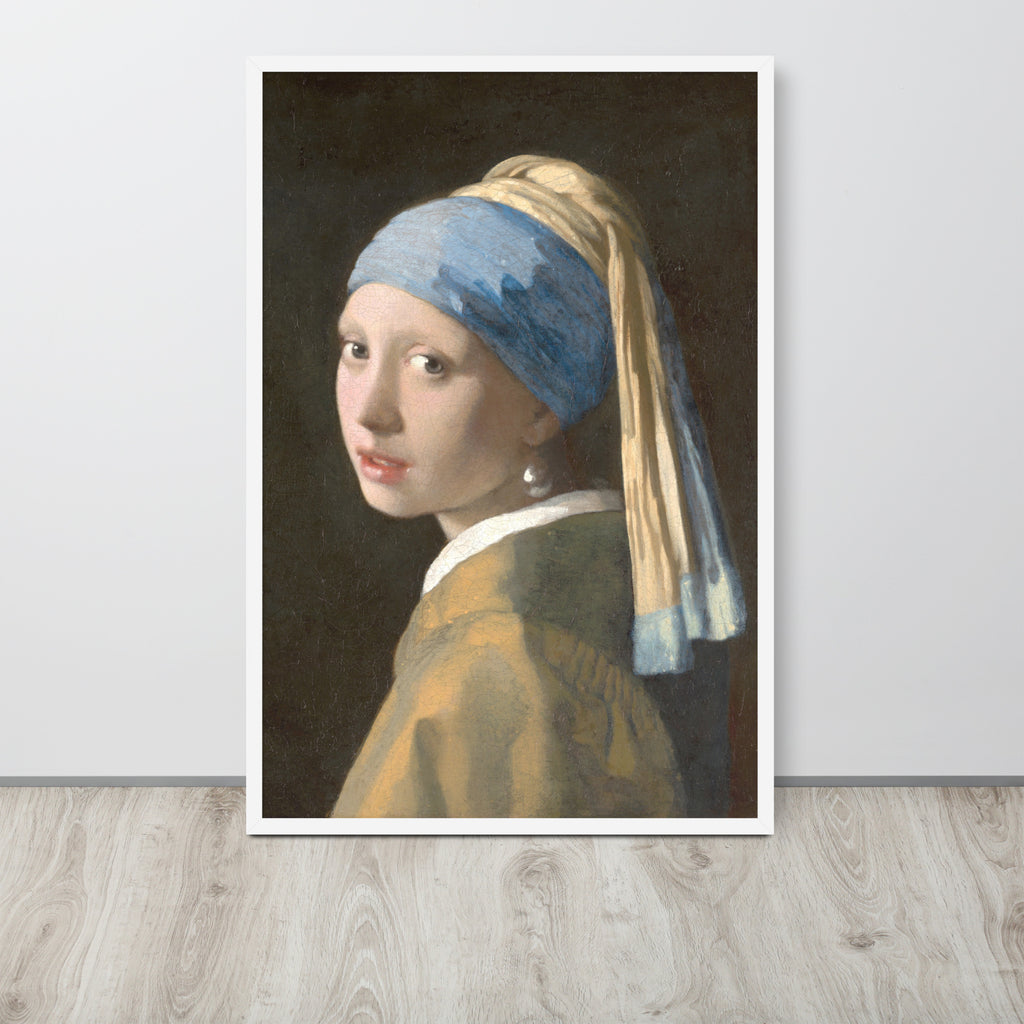 Girl with the pearl -- High Quality -- Framed on photo paper