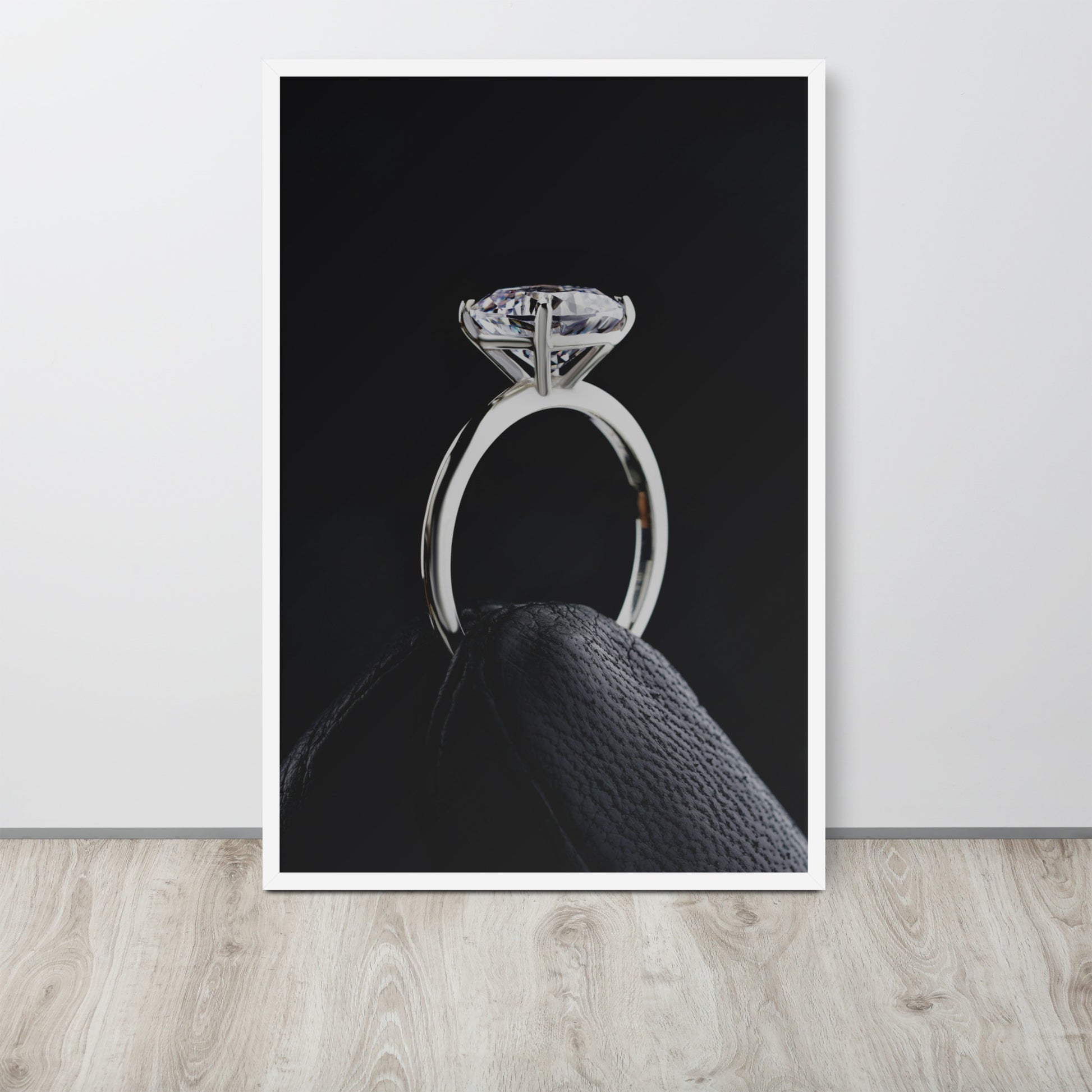 Diamond Ring -- High Quality -- Framed on photo paper