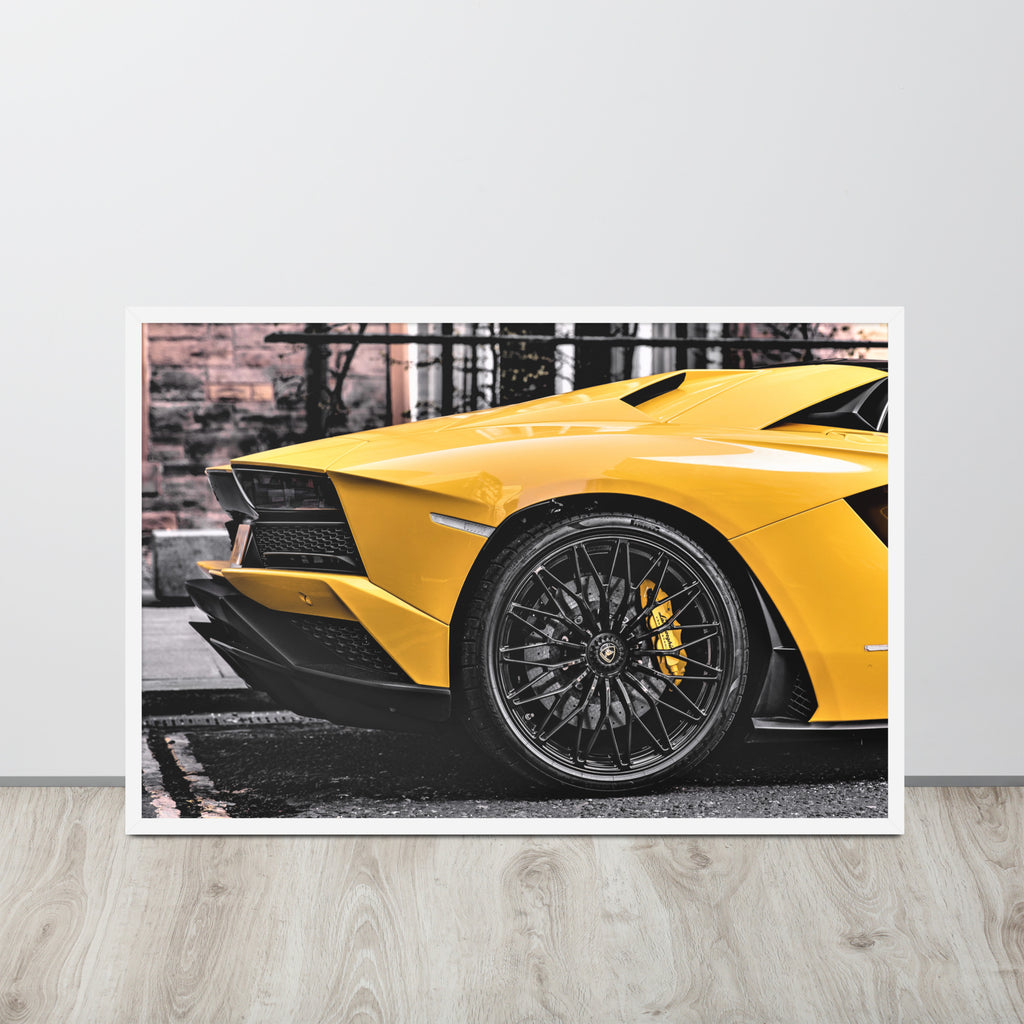 Car Collection Lamborghini -- High Quality -- Framed on photo paper