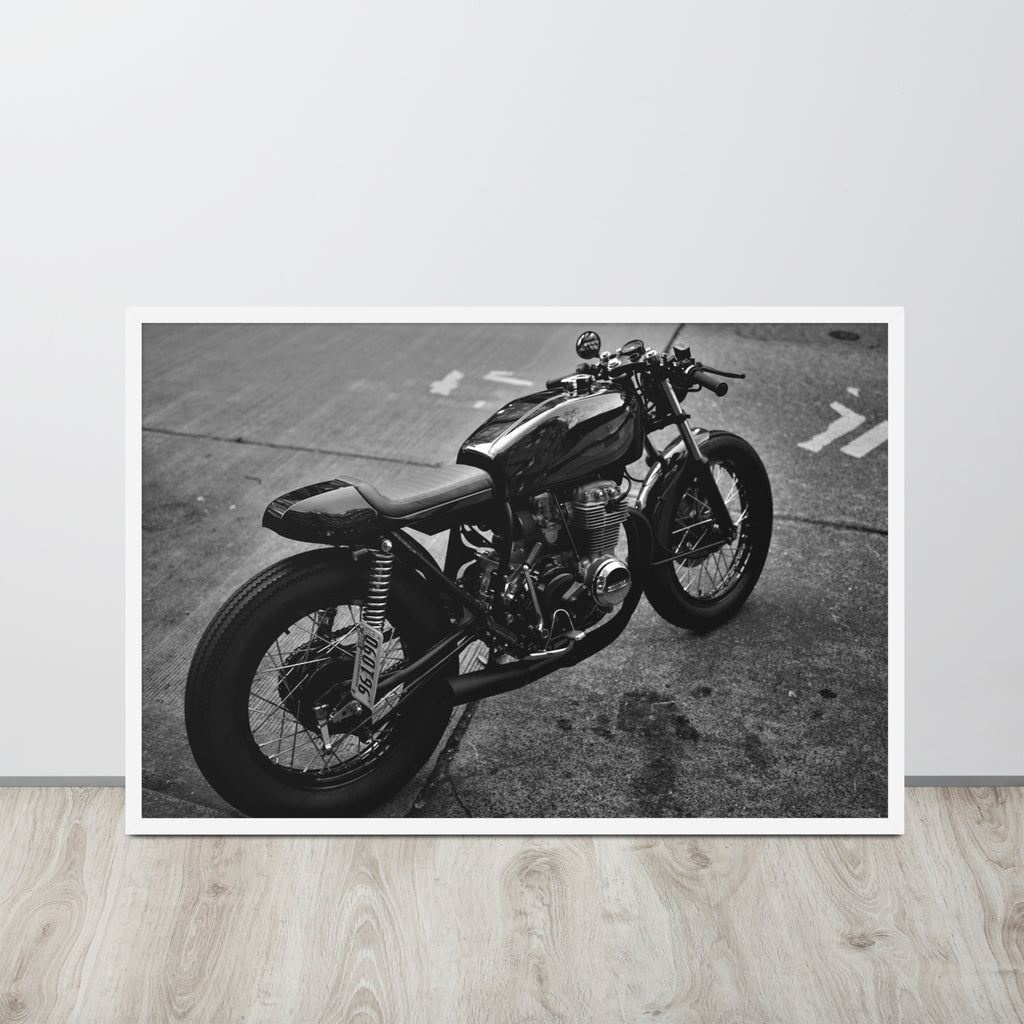 Bike -- High Quality -- Framed on photo paper