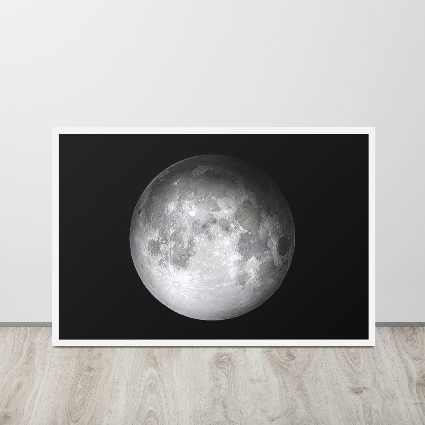 The Moon -- High Quality -- Framed on photo paper